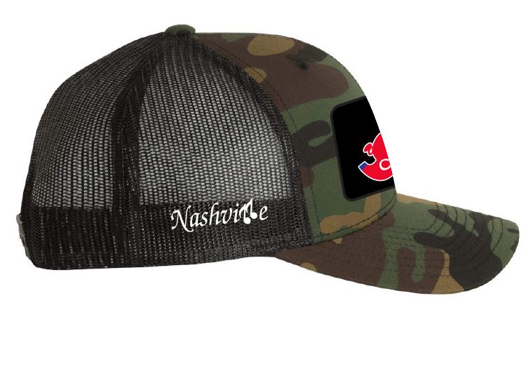 Jack Cawthon's Bar-B-Que Camo Mesh Snapback Cap
