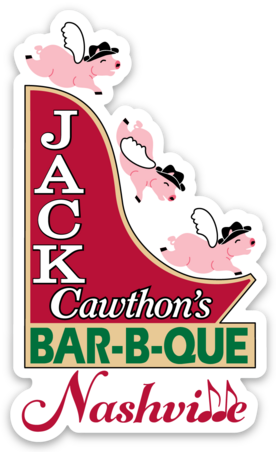 Jack's Bar-B-Que Original Logo Sticker