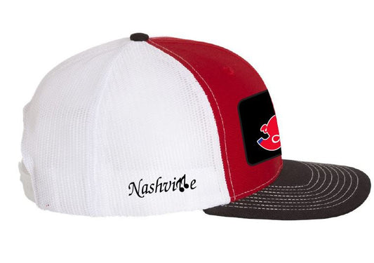 Jack Cawthon's Bar-B-Que Red/ White Mesh Snapback Cap