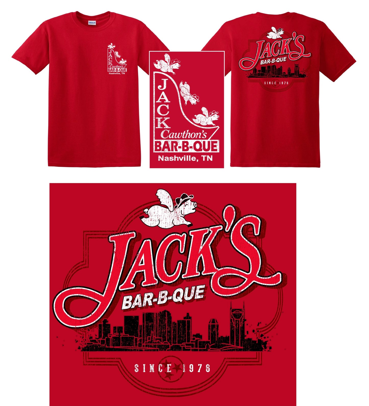 Jack's Bar-B-Que Nashville Skyline